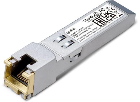 TP-Link Omada TL-SM331T | 1000Base-T RJ45 SFP Module | 1.25G Copper SFP Transceiver| SFP to Ethernet | Plug and Play | Hot Pluggable| Up to 100m Distance | Durable Metal Casing | Versatile Compatibility